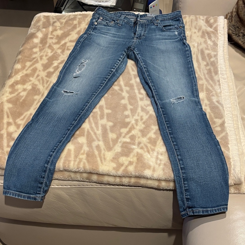 Ag Adriano Goldschmied Women's Skinny Jeans - Light Blue